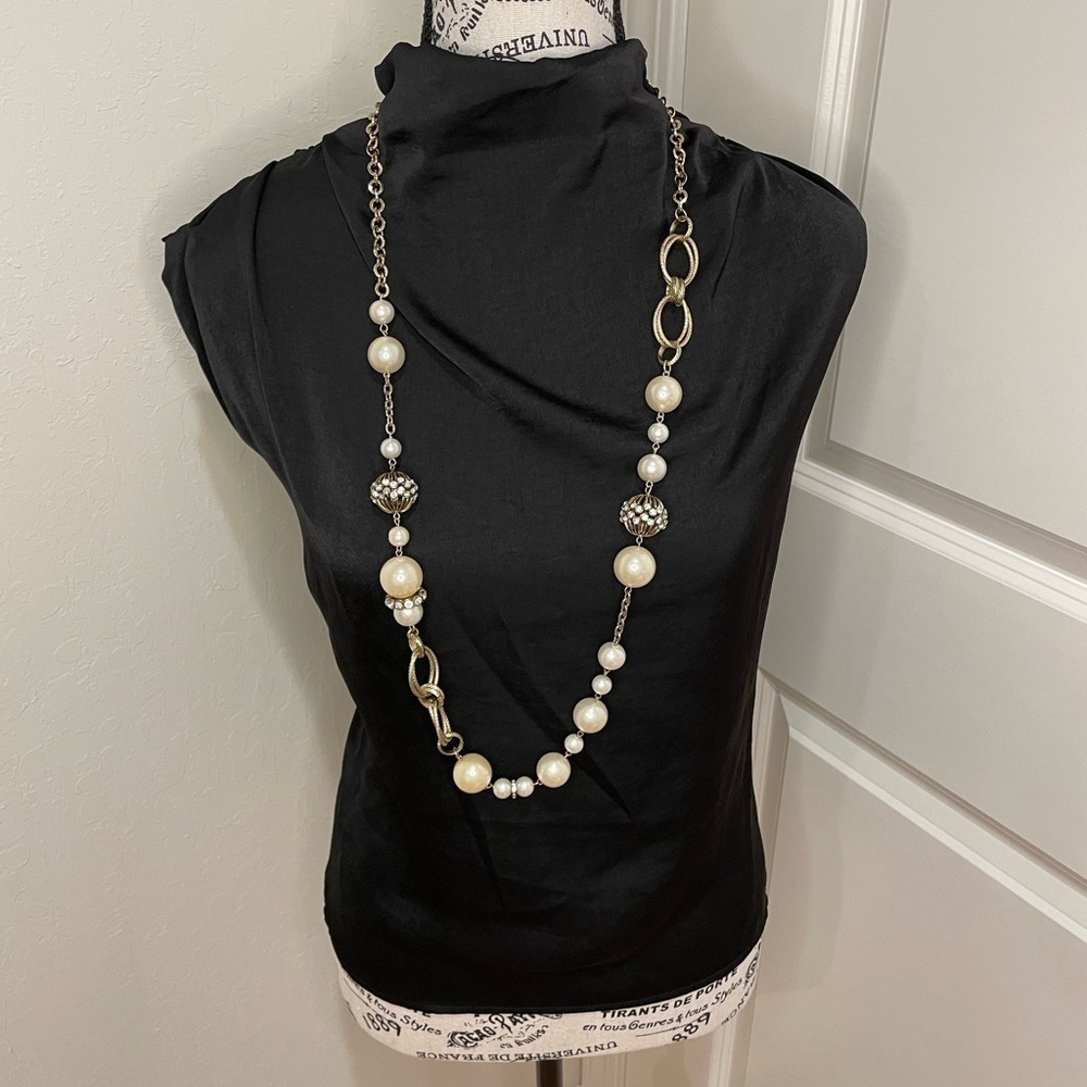 Astr Black Blouse Size Large